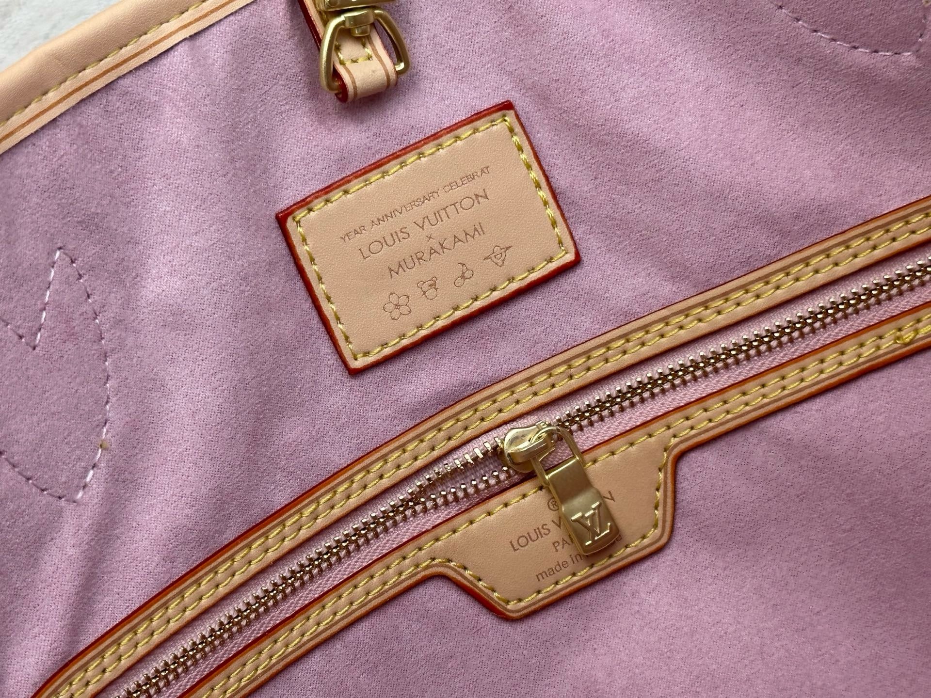 Louis Vuitton Takashi Murakami LV 2025 Neverfull Tote Bag