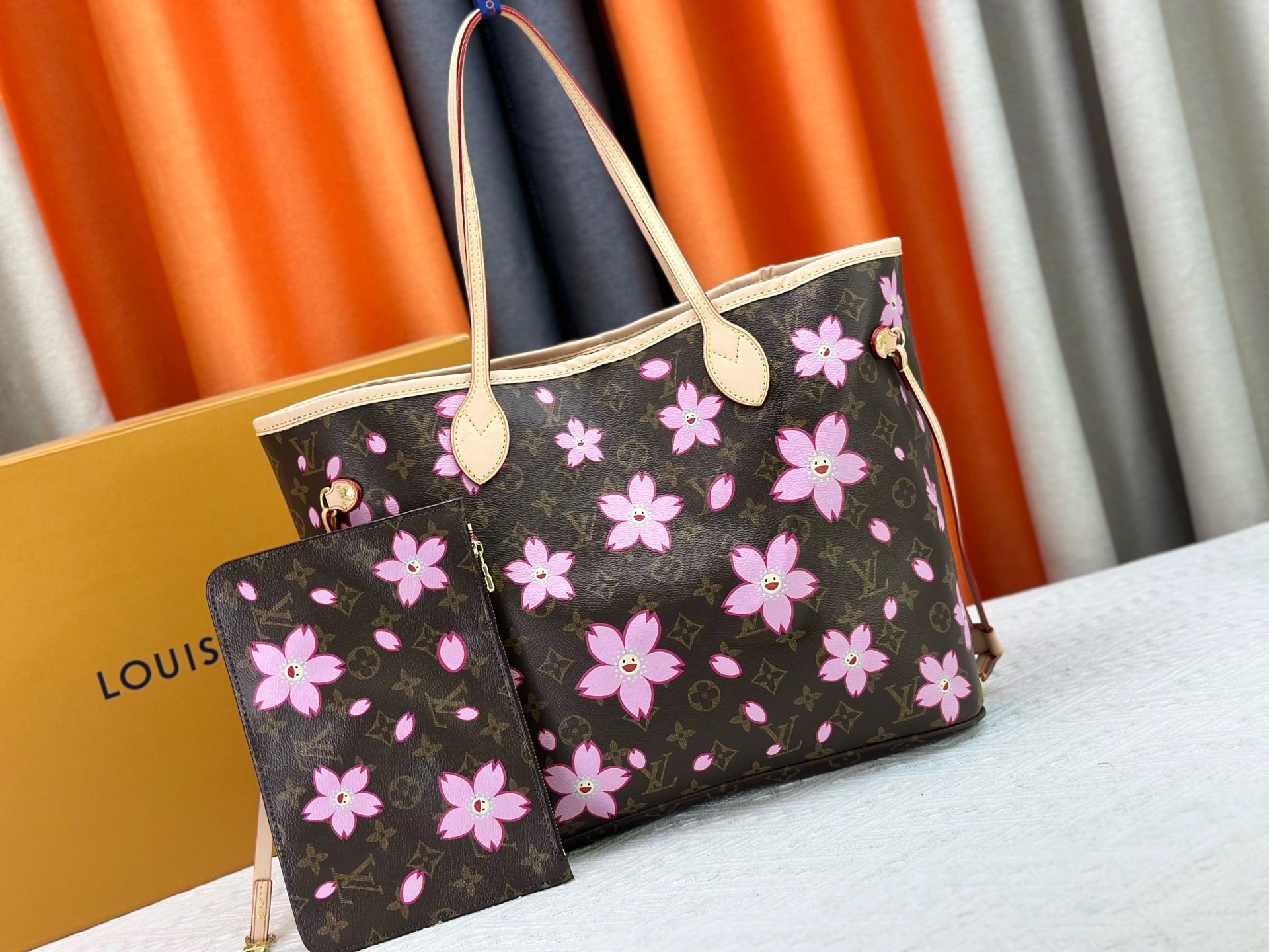Louis Vuitton Takashi Murakami LV 2025 Neverfull Tote Bag