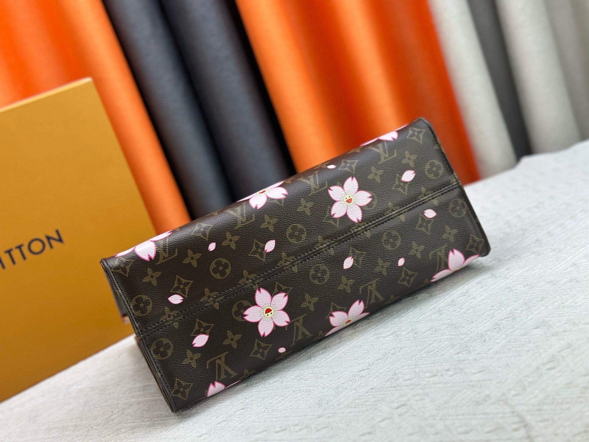 Louis Vuitton OnTheGo MM – Takashi Murakami Cherry Blossom Monogram Canvas