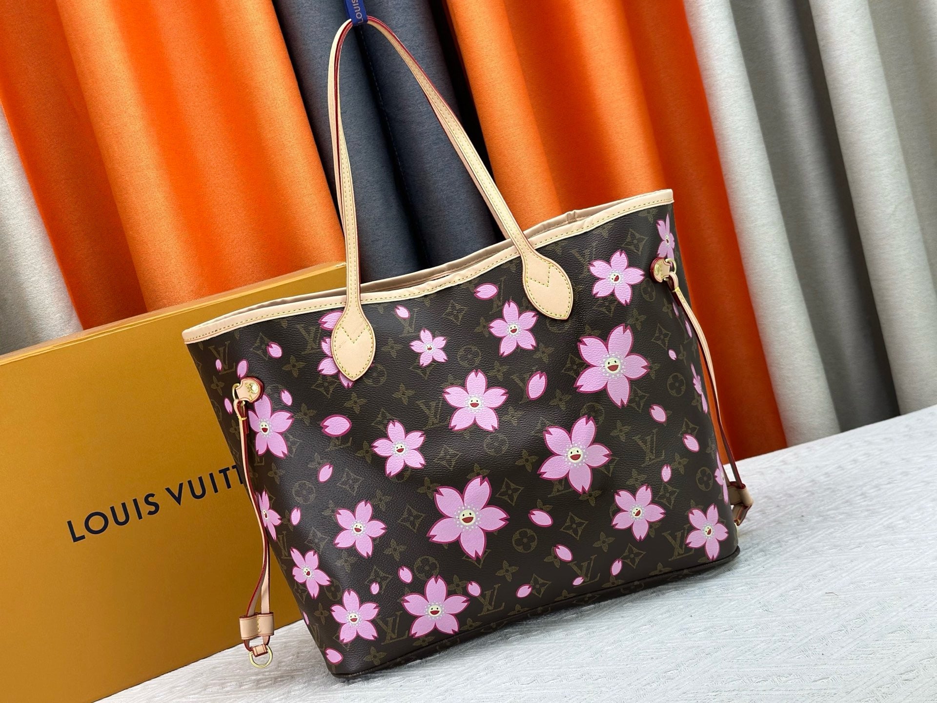 Louis Vuitton Takashi Murakami LV 2025 Neverfull Tote Bag