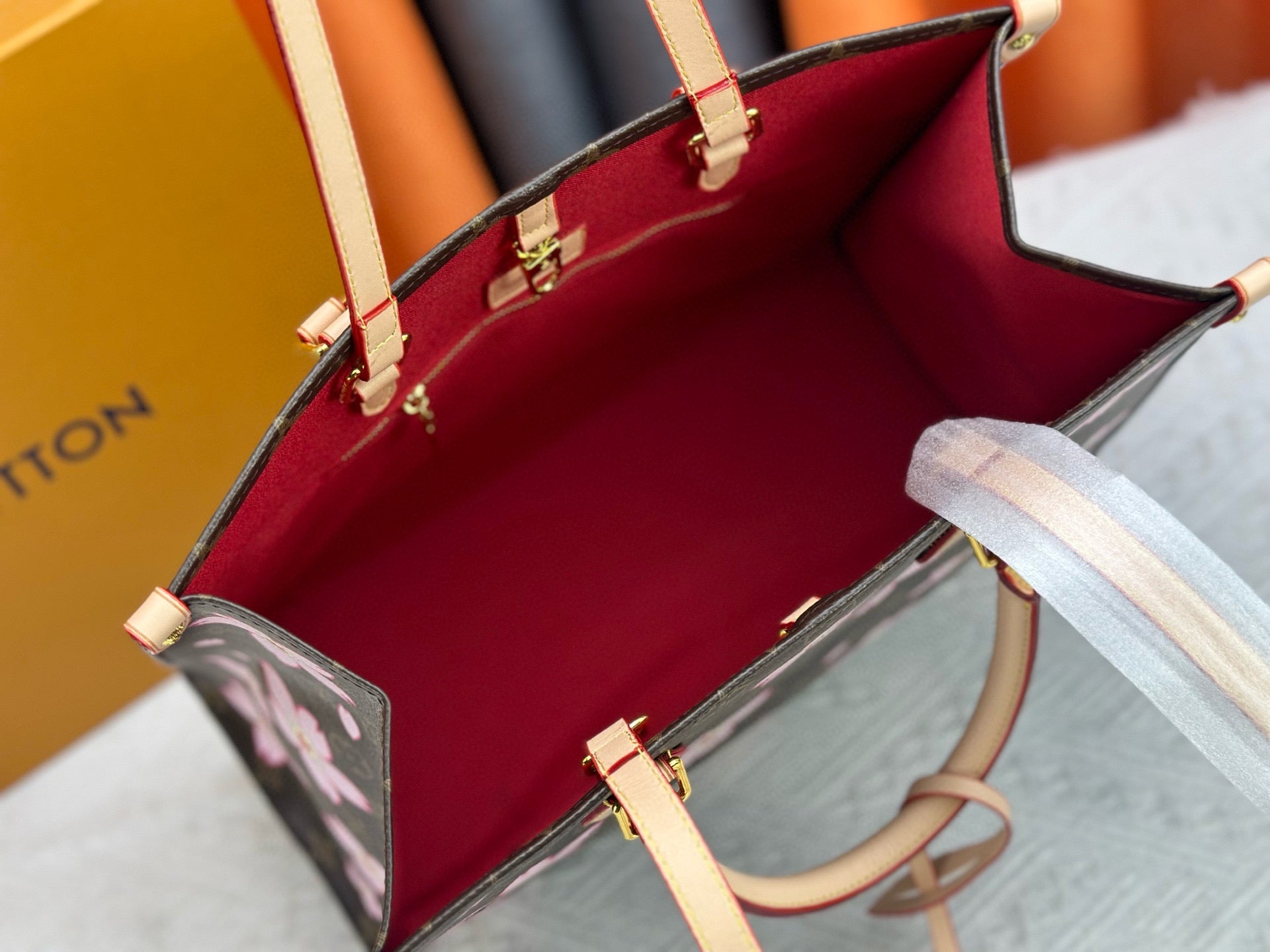 Louis Vuitton OnTheGo MM – Takashi Murakami Cherry Blossom Monogram Canvas
