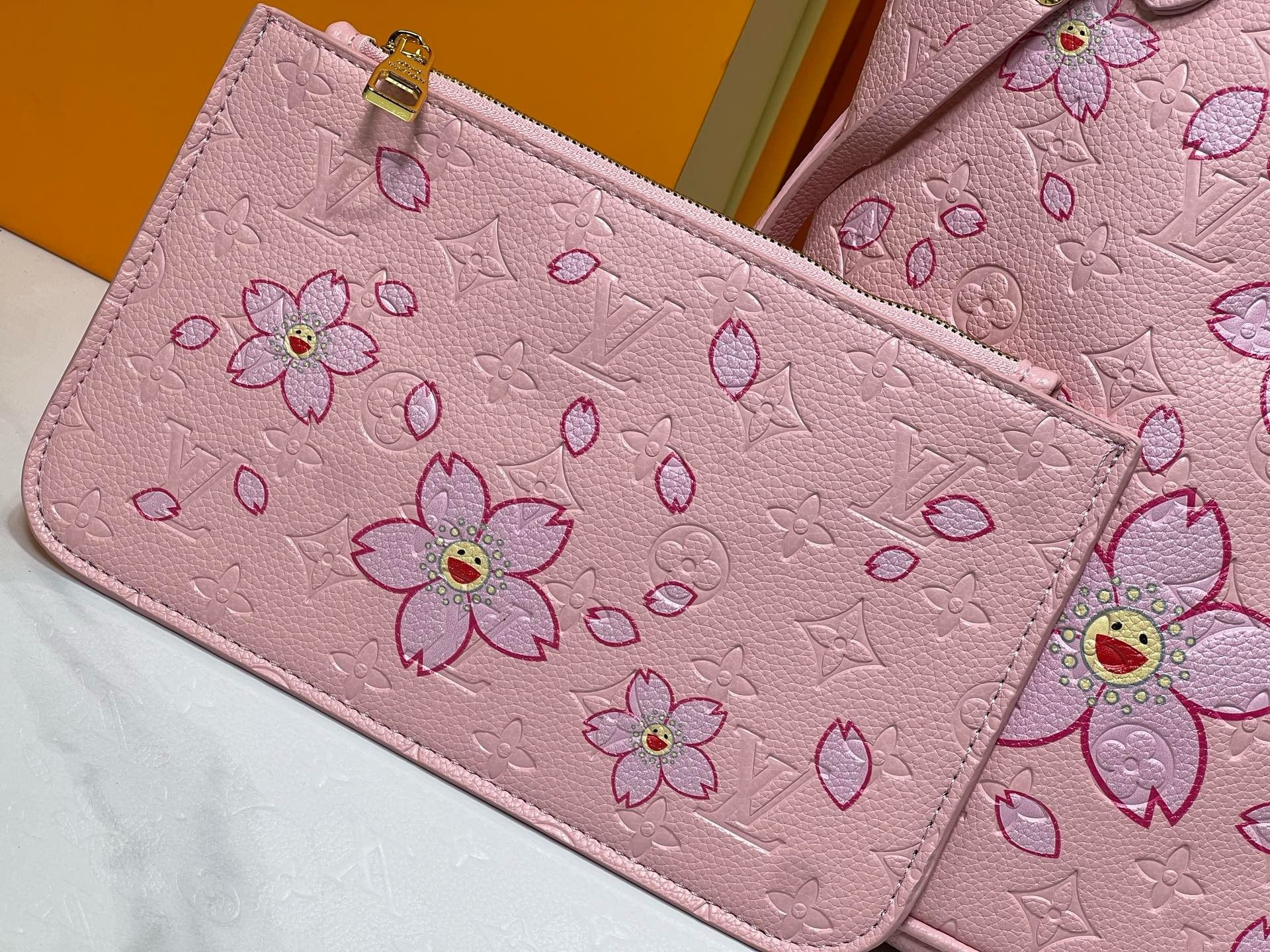 Louis Vuitton Neverfull MM in Cherry Blossom Embossed Monogram