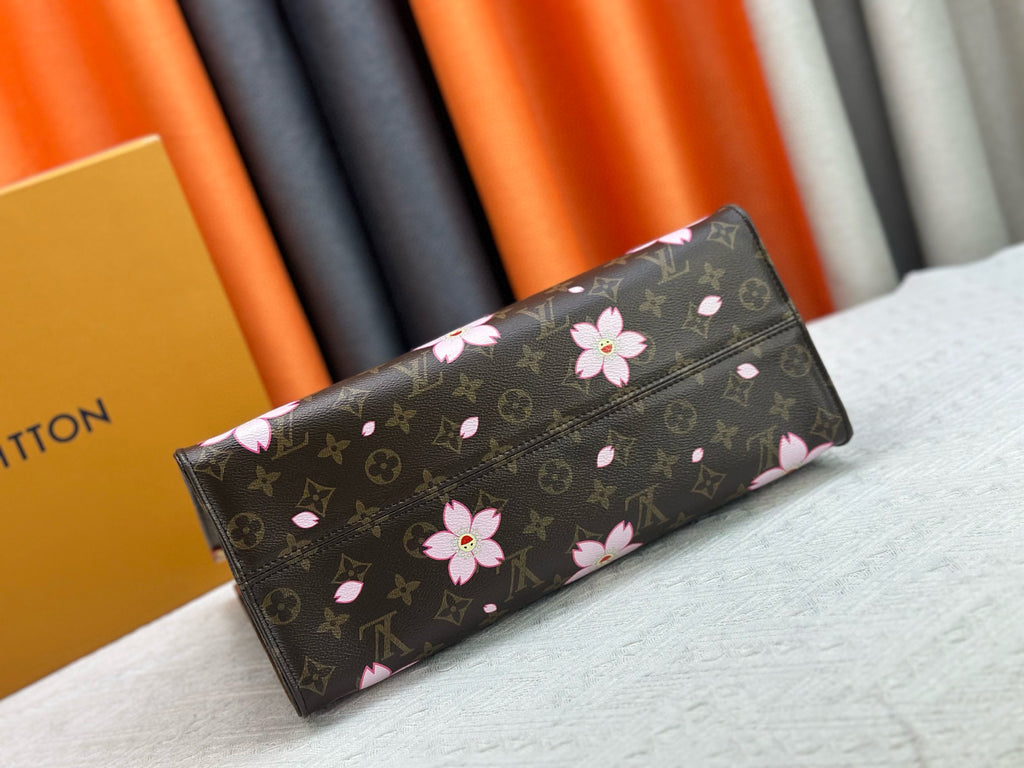 Louis Vuitton OnTheGo MM – Takashi Murakami Cherry Blossom Monogram Canvas