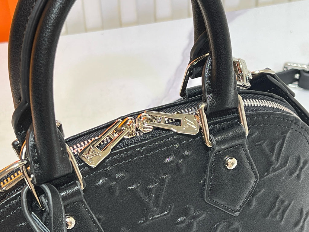 Louis Vuitton Alma BB – Monogram Empreinte Leather in Black