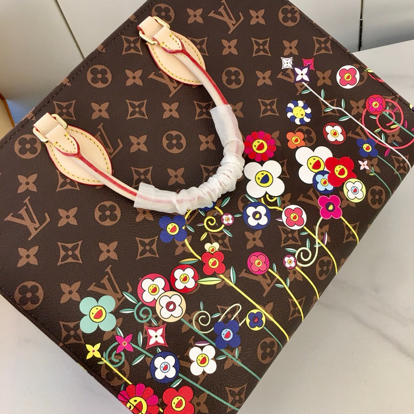 Louis Vuitton x Takashi Murakami 20th Anniversary OnTheGo GM – Flower Garden Print