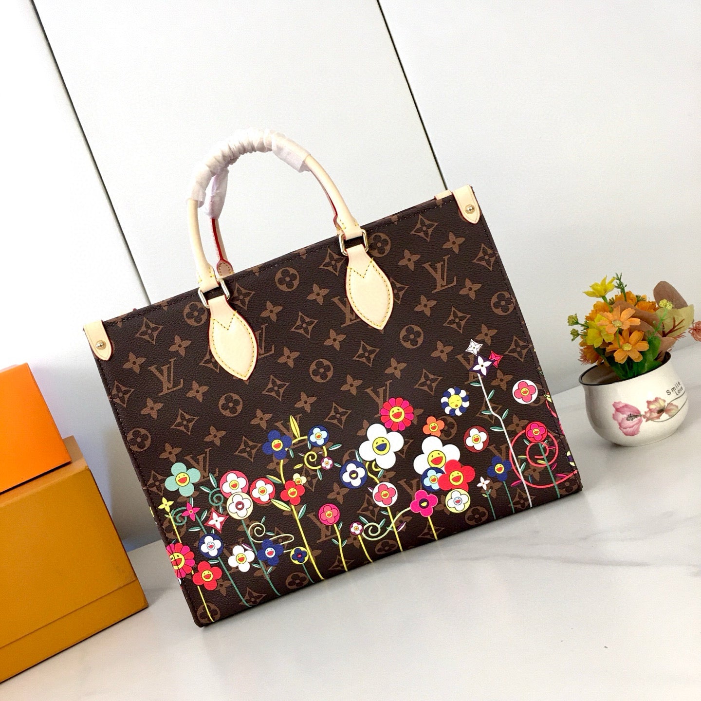 Louis Vuitton x Takashi Murakami 20th Anniversary OnTheGo GM – Flower Garden Print