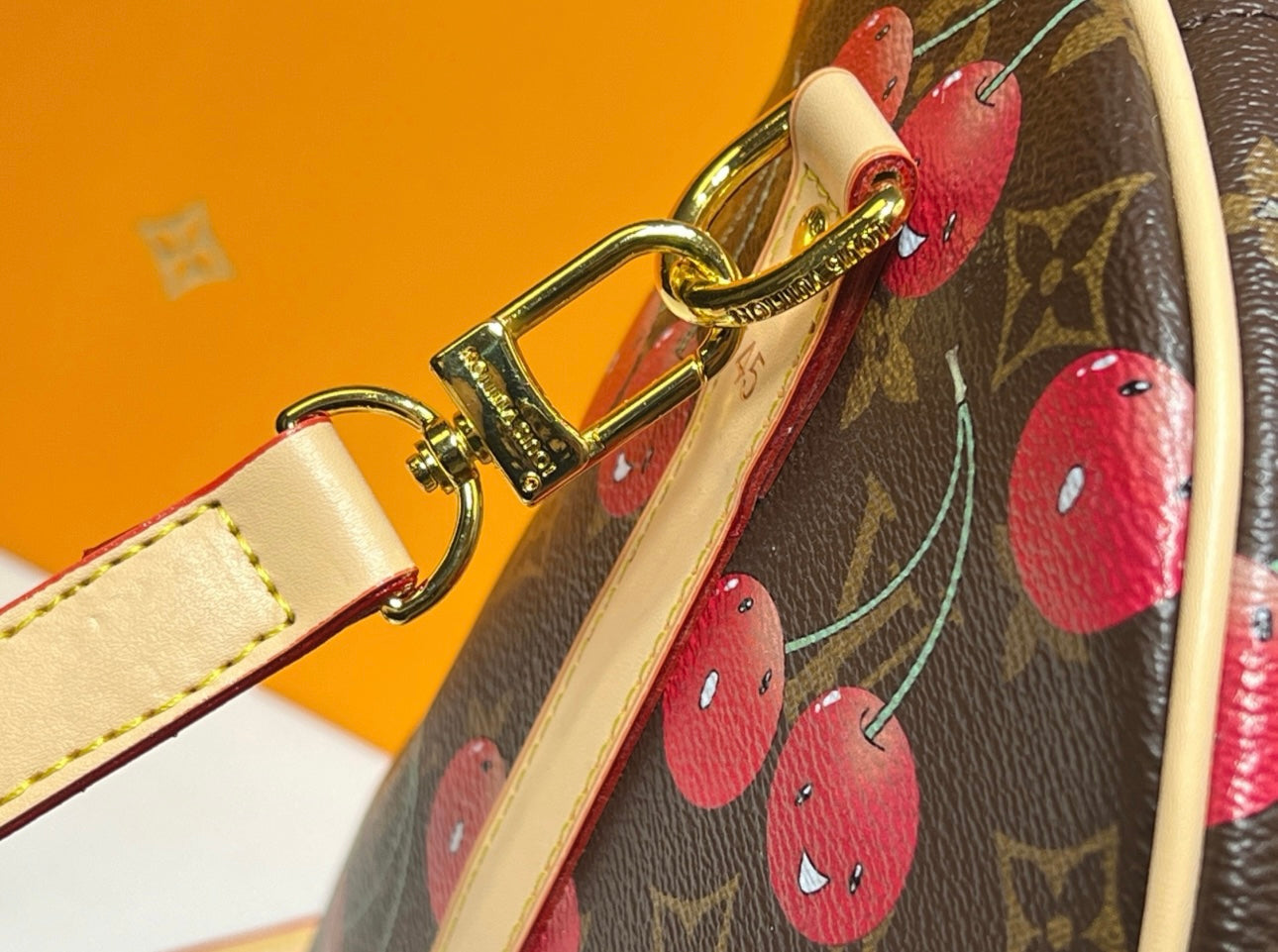 Louis Vuitton x Takashi Murakami Cherry Keepall 45 Bandoulière