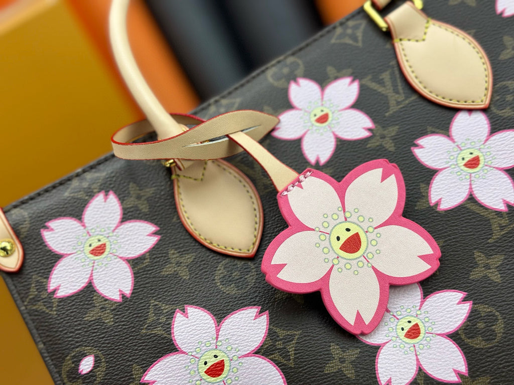 Louis Vuitton OnTheGo MM – Takashi Murakami Cherry Blossom Monogram Canvas